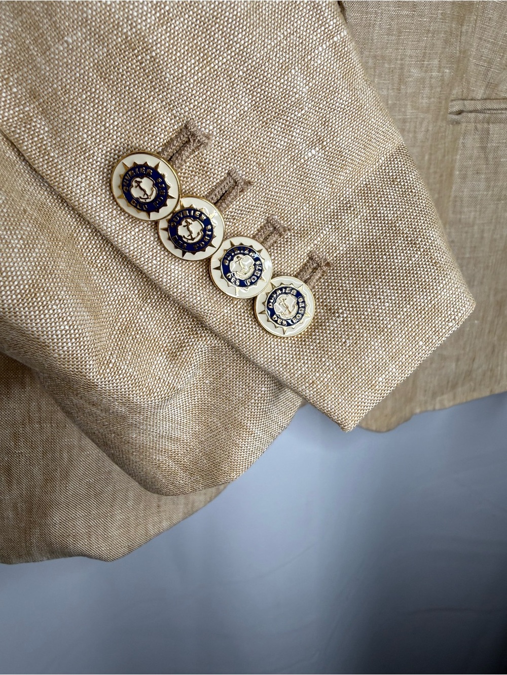 J.Crew Campbell blazer made from a linen blend.beige size 6 - Picture 3 of 12